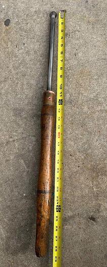 Used Metal Spooned Spinning Tool ~ 29" Length - 7/8" Tip ~ (5787)