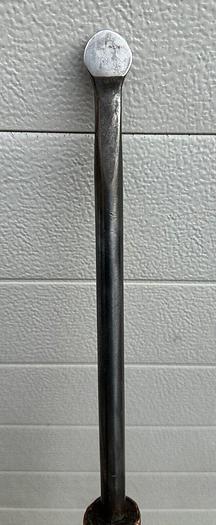 Used Metal Spooned Spinning Tool ~ 29" Length - 7/8" Tip ~ (5787)