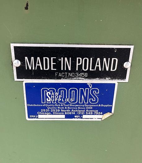 Used Moon's Tool Cutter Grinder Planer Jointer Knives Router Bit Sharpener  (5679)