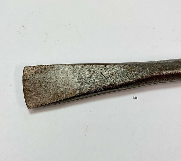 Used Metal Spinning Tool 7/8" Wide Flattened Tip End 10 1/2" x 1/2" (101265)