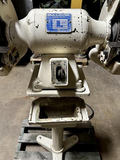 Used Baldor 10" Pedestal Grinder #1021W 1 1/2hp 3ph (6550)