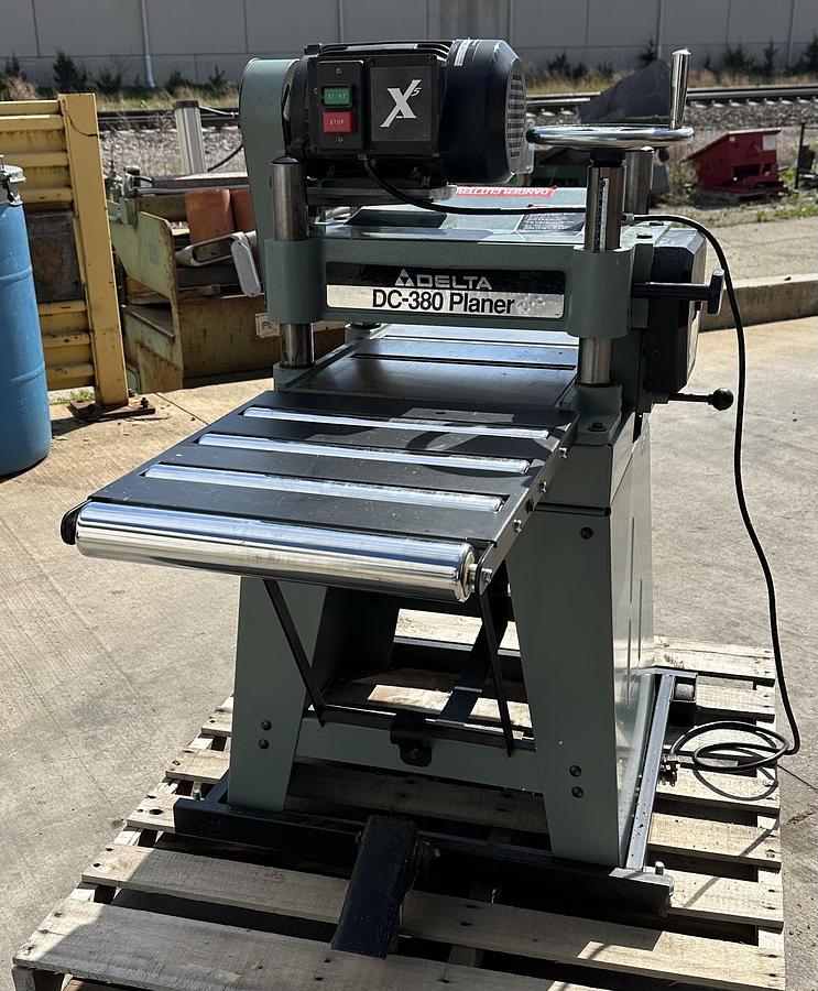 Used Delta DC-380 # 50-644 Planer 15" ~ 3hp ~ 230V ~ 1ph
