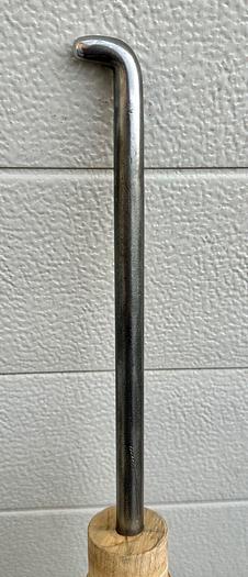 Used Metal Hook Tip Spinning Tool ~ 33" Length - 1" Reach ~ (5794)