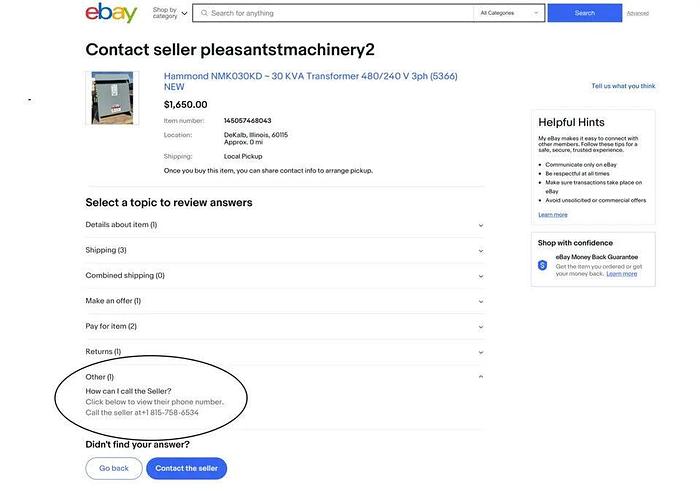 Used Gast Vacuum Pump # 2070-V122-VL3514 ~ 1 Phase ~  115/230V ~ 1 1/2 HP (6323)