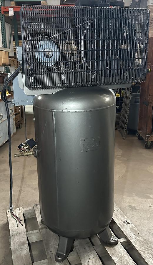 Used BelAire #318VL Vertical 7 1/2hp 80 Gallon Air Compressor 3ph