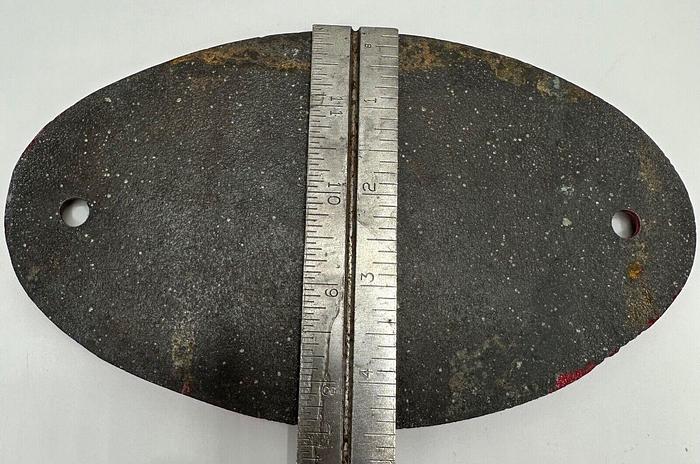 Used Yates American Oval Y30 Bandsaw Plaque ~ 7 1/2" X 4 1/2" ~  (6210)