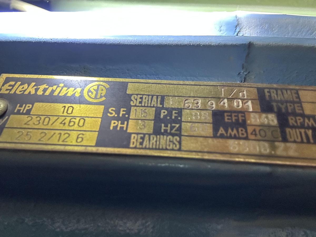 Used Jaroma DSMC-63 25" 4 Knife Straight Knife Planer ~ 115/230/460V ~ 60Hz 