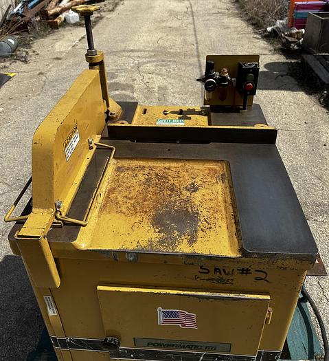 Used Powermatic upcut saw cs18