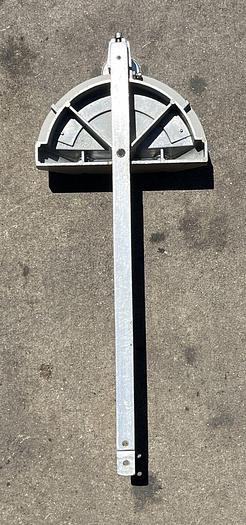 Used Delta/Rockwell Miter Gauge & Bar  18" x 3/4" Bar 3/8" Thick (6132)