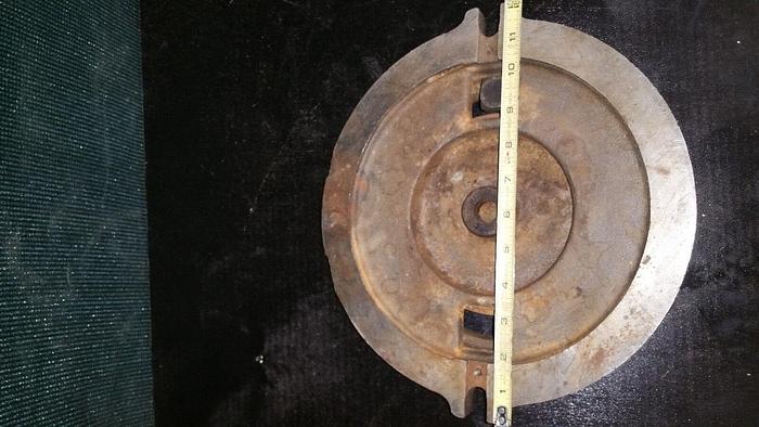 Used Swivel base Bridgeport mill vise mount 6-1/2 swb USA made (100306)