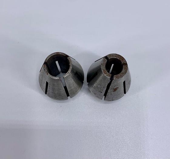 Used Ekstrom Carlson 434 Router 1/2" & 1/4" Collets ~ SET ~  (101676)