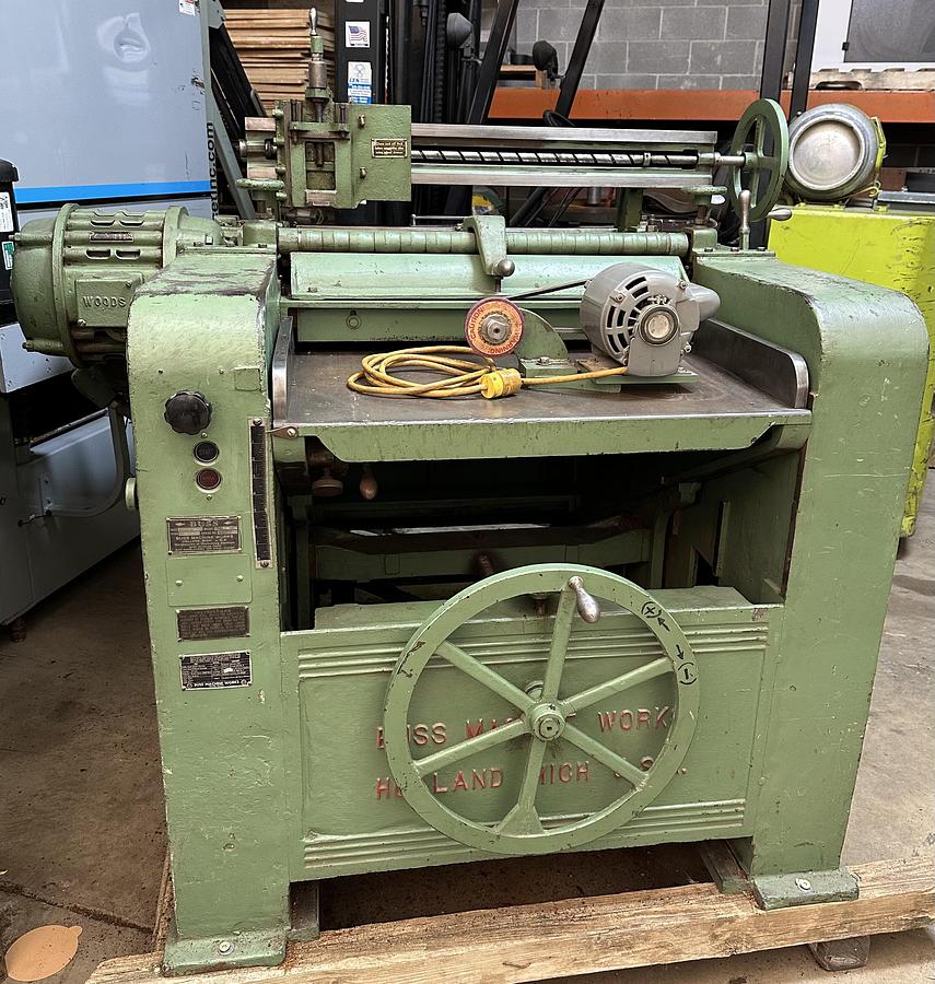 Used Buss 4L 30" Planer w/ Grinder & Jointer 220/440V 3ph