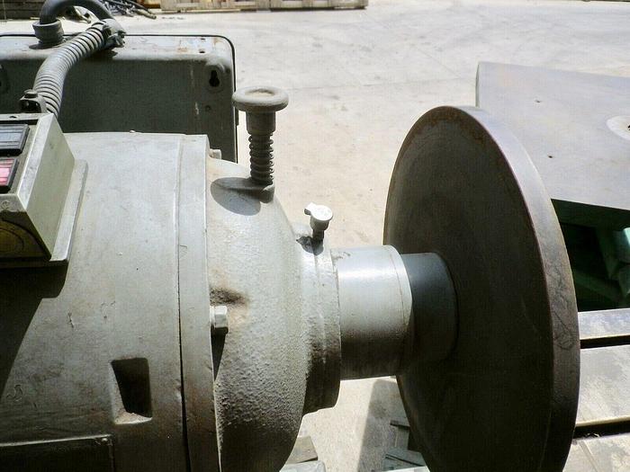 Used 7.5hp US hd 18 Inch Disc Sander Rotary Grinder 1150 / 950 rpm Buffer Polisher