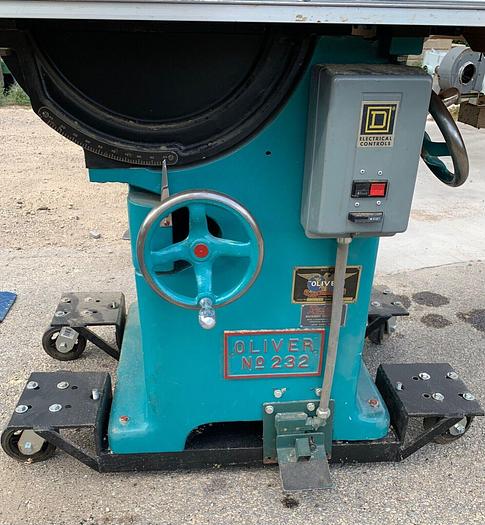 Used Oliver # 232-D Table Saw w/ Tilting Table & Mobil Base (101843) Great Condition