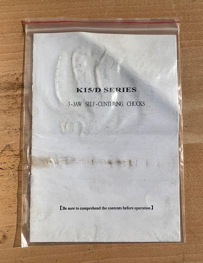 Knuth K15D 3 Jaw Self-Centering Chuck D1-6 (6435)