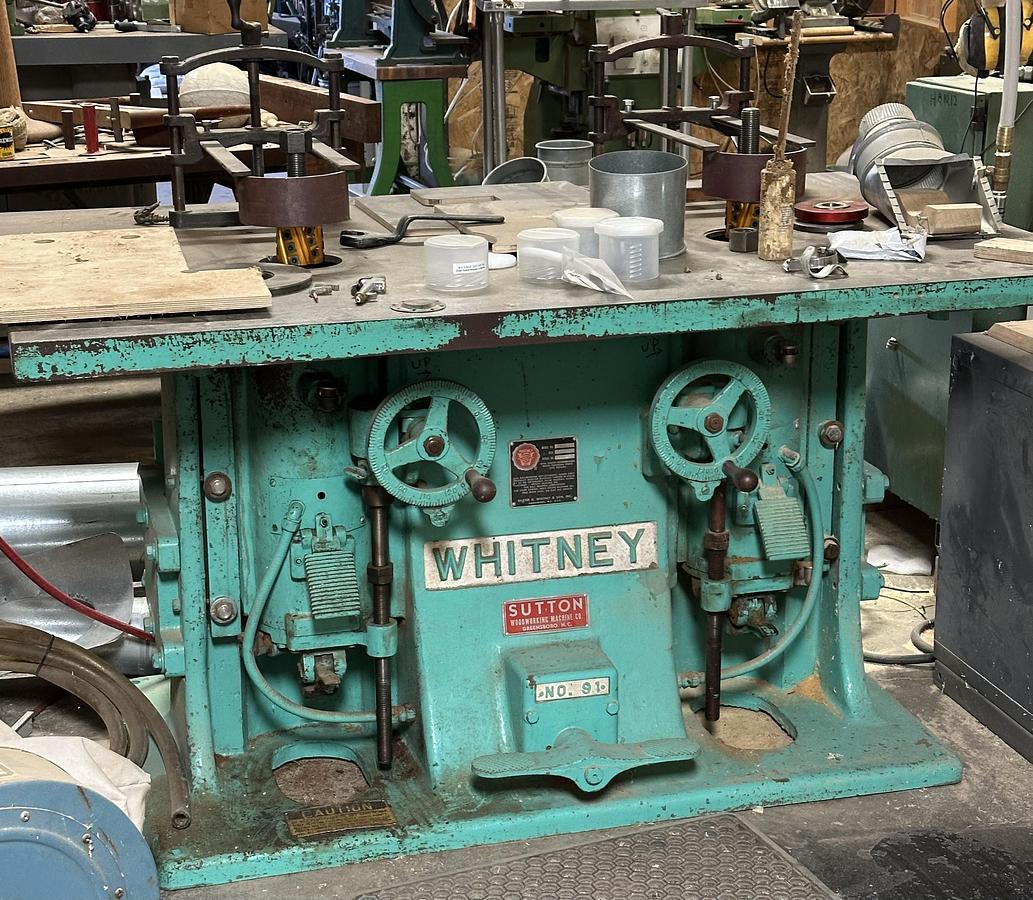 Used Whitney # 91 Double Spindle Shaper