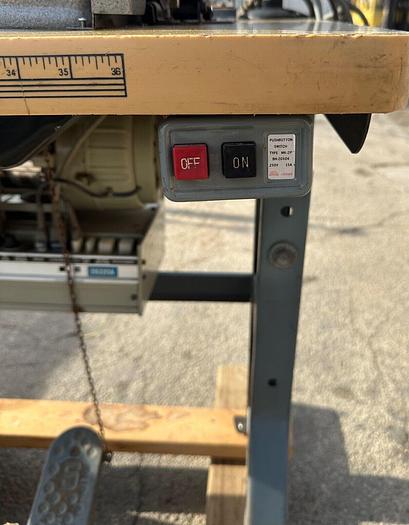 Used Consew 389RB-1 Industrial High Post 2 Needle Walking Foot Sewing Machine (5772)