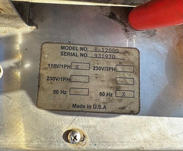 Used Dynaflux R1200G Welding Water Cooler / Chiller 10 Gal 15000 BTU 115V 1ph (6453)