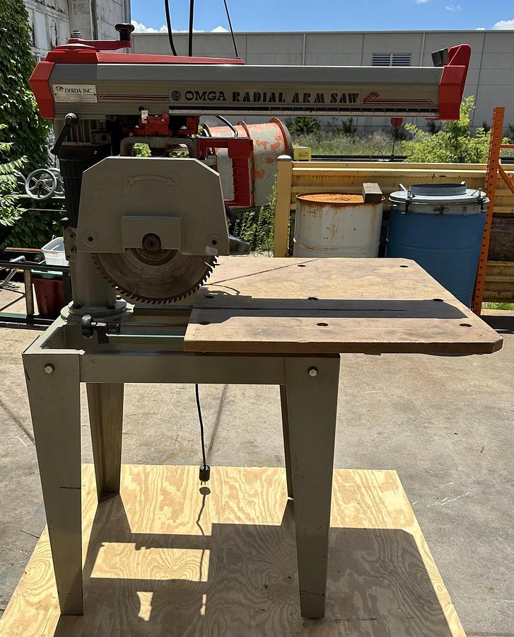 Used Omga / Derda 12" Radial Arm Saw # RN450 ~ 230V ~ 4hp