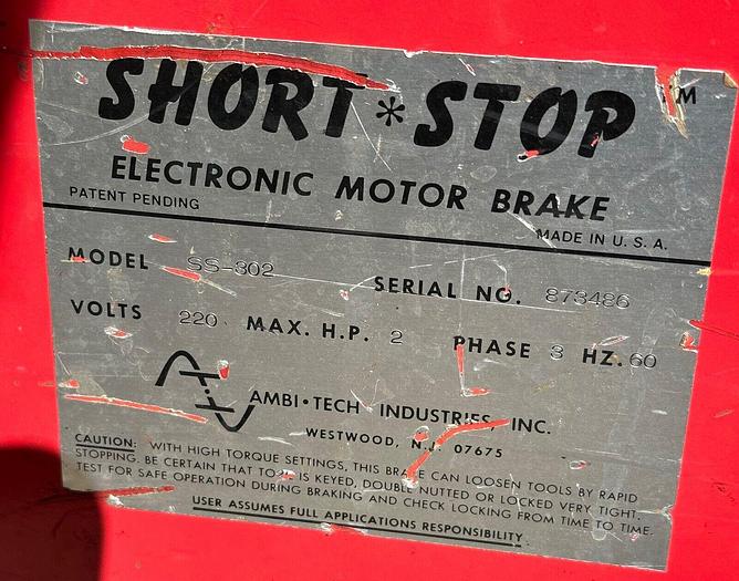 Used Rockwell 1/2 hp Grinder 23-200 + Torit 64 Dust Collector 3/4 hp w/ Brake (5910)