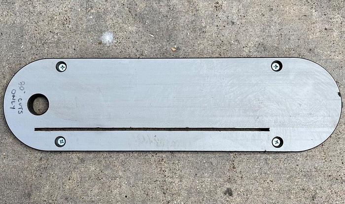 Used Delta DL-1U Table Saw Throat Plate Insert (5632)