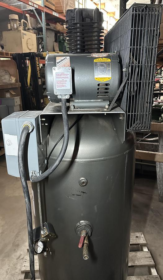 Used BelAire #318VL Vertical 7 1/2hp 80 Gallon Air Compressor 3ph