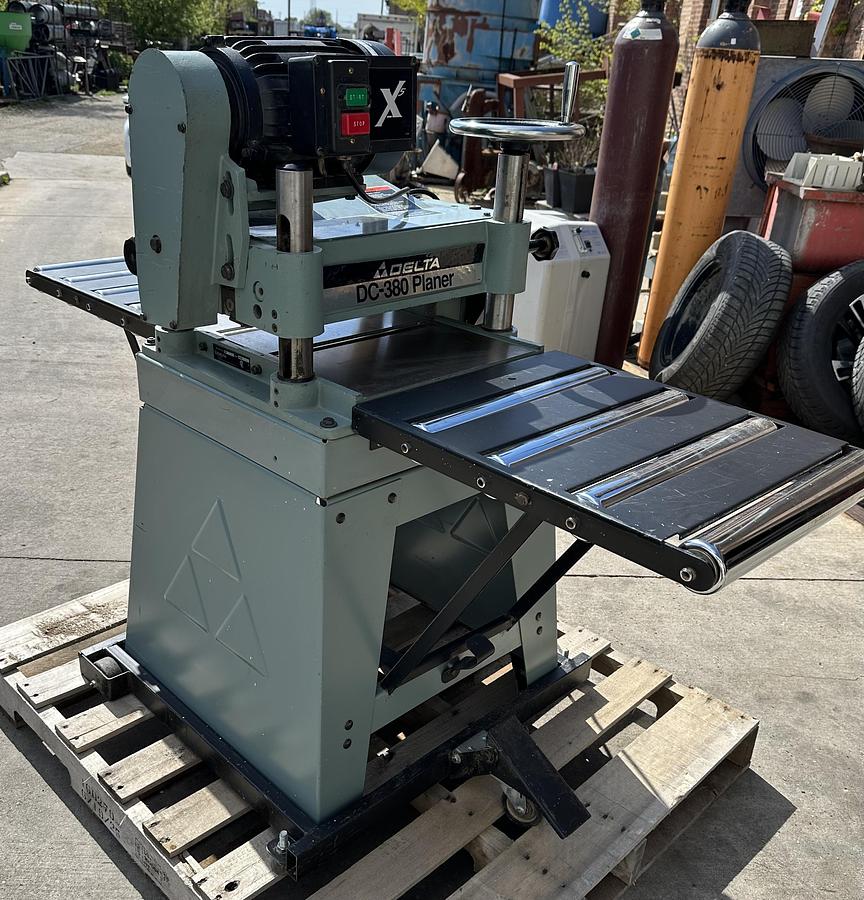 Used Delta DC-380 # 50-644 Planer 15" ~ 3hp ~ 230V ~ 1ph