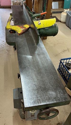 Used Oliver 12" #166-BD Joiner 5hp ~ 480V ~ 3ph w/ Fence & Guard (5596)