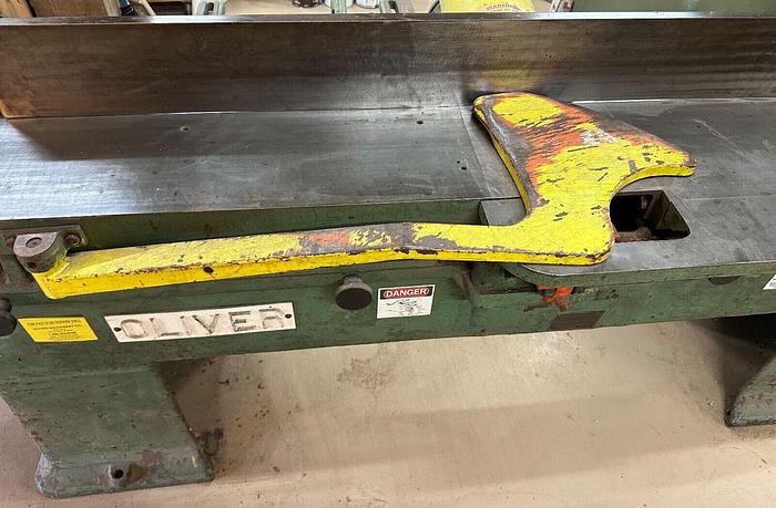 Used Oliver 12" #166-BD Joiner 5hp ~ 480V ~ 3ph w/ Fence & Guard (5596)