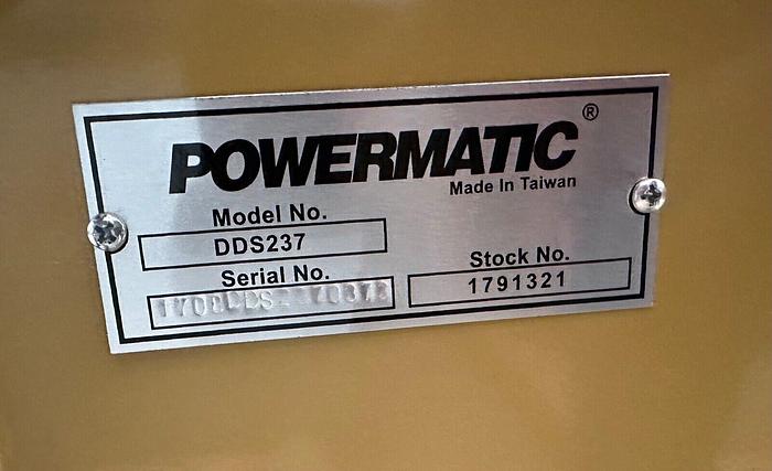 NEW Powermatic DDS-237 ~37" ~ Drum Sander 10hp 3ph (5432)