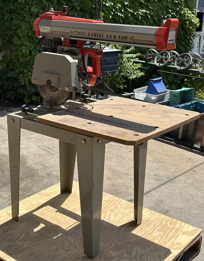Used Omga / Derda 12" Radial Arm Saw # RN450 ~ 230V ~ 4hp