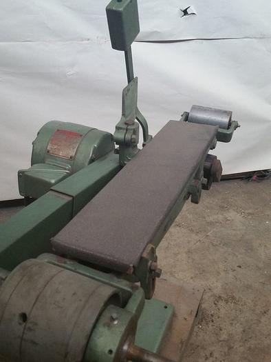 Used Universal belt sander Premier tilting head 6 inch belt 7x28 platen