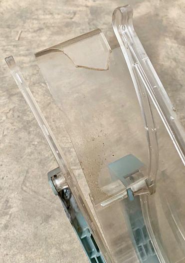 Used Delta # 34-976 Deluxe Uniguard Table Saw Blade Guard  (101461)