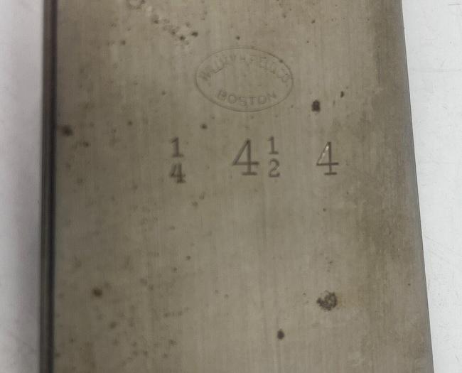 Used WM H Fields Bar for Chain Mortiser 1/4" W x 4 1/2" L x 4" Depth (101978)