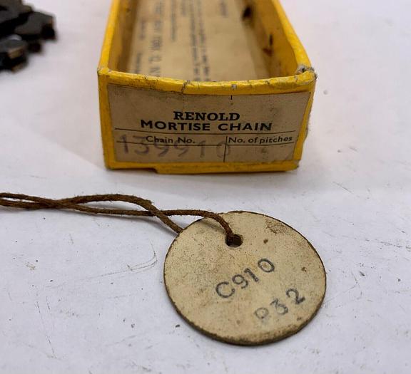 Renold Replacement Mortiser Chain 1/4" x 32 Links (101982) NOS