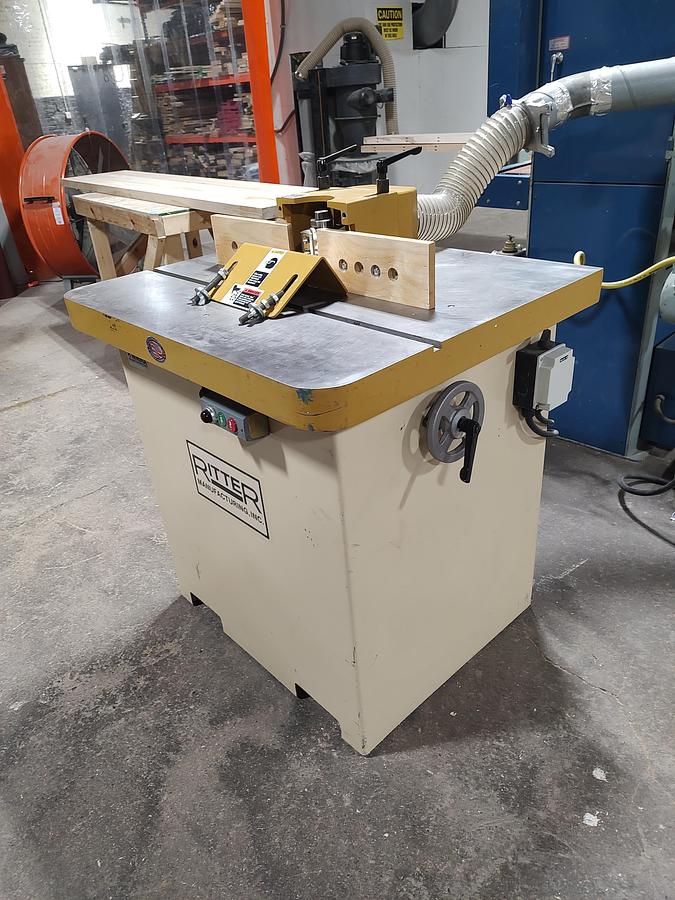 Used Ritter # R1012531 Shaper w/ 1 1/4" Spindle, 3hp , 1ph