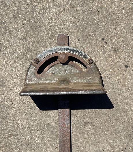 Used Unbranded Miter Gauge 3/4" Bar Width 34" Bar Length 5-1/8" Head Width (6047)