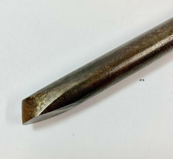 Used Metal Spinning Tool Flattened Rounded Tip End  8" x 5/8" (101258)