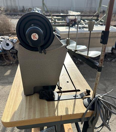 Used Consew 389RB-1 Industrial High Post 2 Needle Walking Foot Sewing Machine (5772)