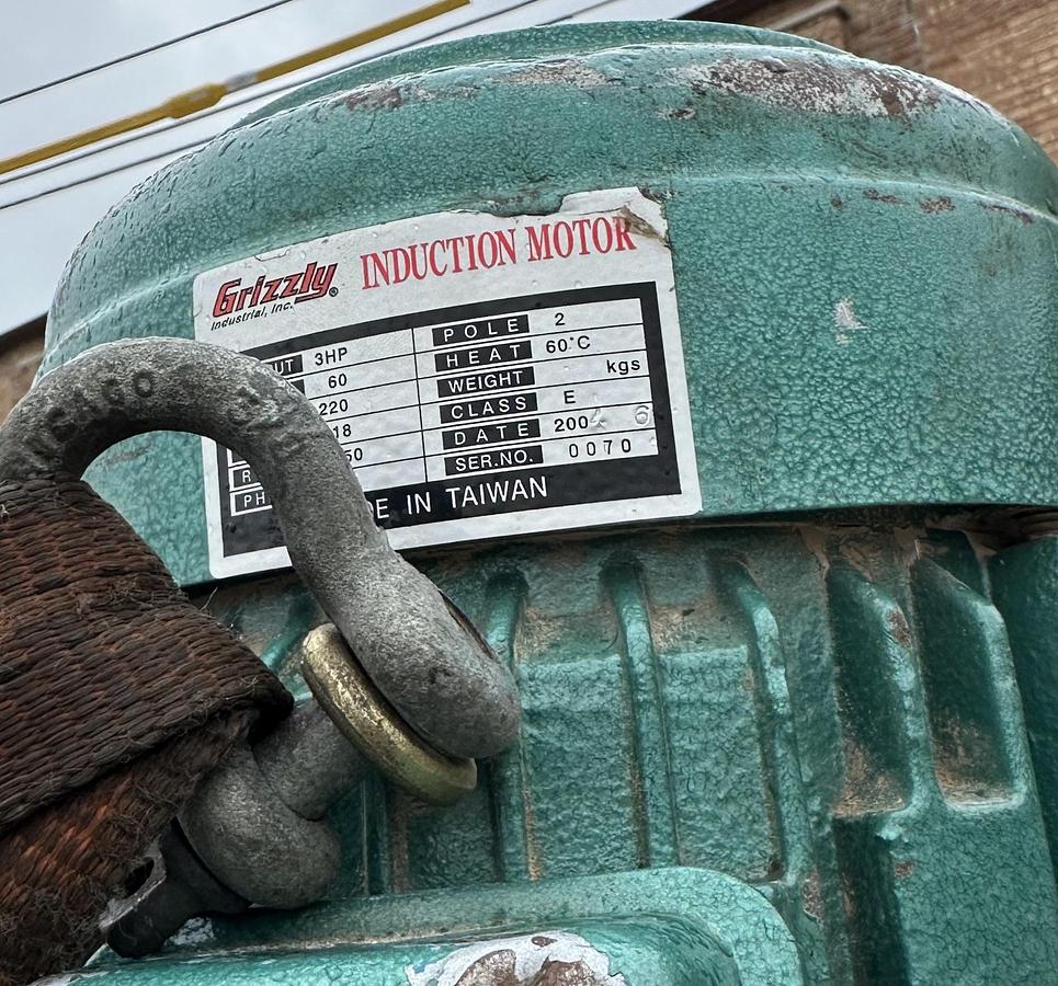 Used Grizzly G0525 Dust Collector 3hp 220V 1ph 1800 CFM