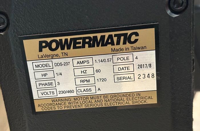 NEW Powermatic DDS-237 ~37" ~ Drum Sander 10hp 3ph (5432)