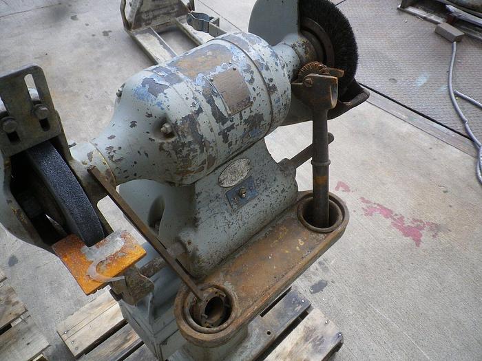 Used Stanley Grinder 1hp 1725 rpm 9 inch wire wheel 8" sharpener buffing stone