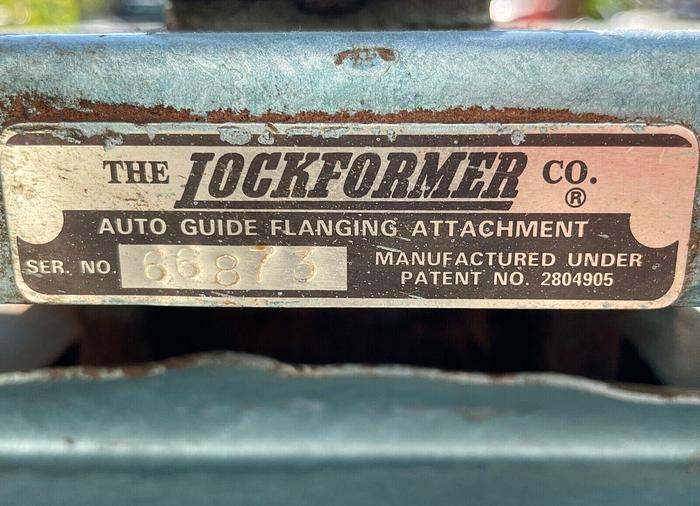 Used Lockformer Pittsburg Machine w/ Curve Attachment 1ph 20 Gauge (101791)
