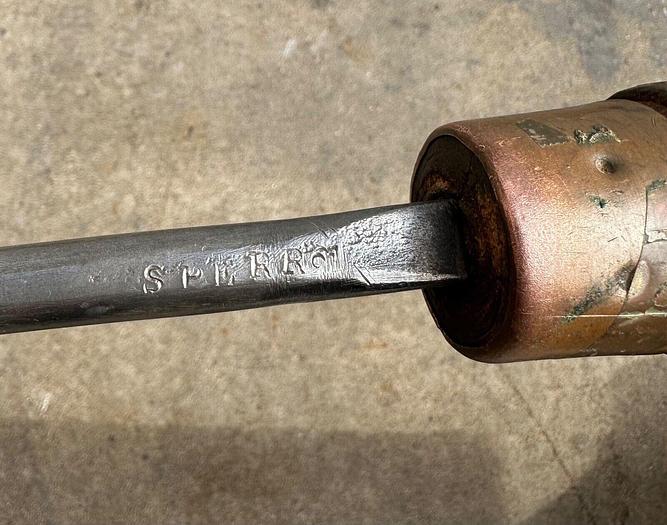 Used Metal Spinning Beading Tool ~ 19" Length 1" Wheel ~ (5803)