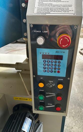 Used 2016 40" Cantek Planer # LSP1000DHC w/ Digital Read Outs 25hp