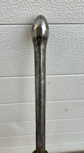 Used Metal Planishing Ball Tip Spinning Tool ~  28" Length ~ (5799)