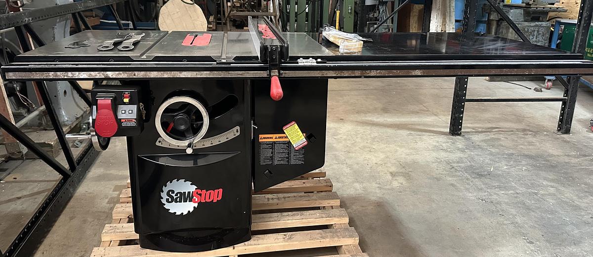 Used Saw Stop 10" Industrial Cabinet Table Saw # ICS53230 230V ~ 3ph ~ 5hp