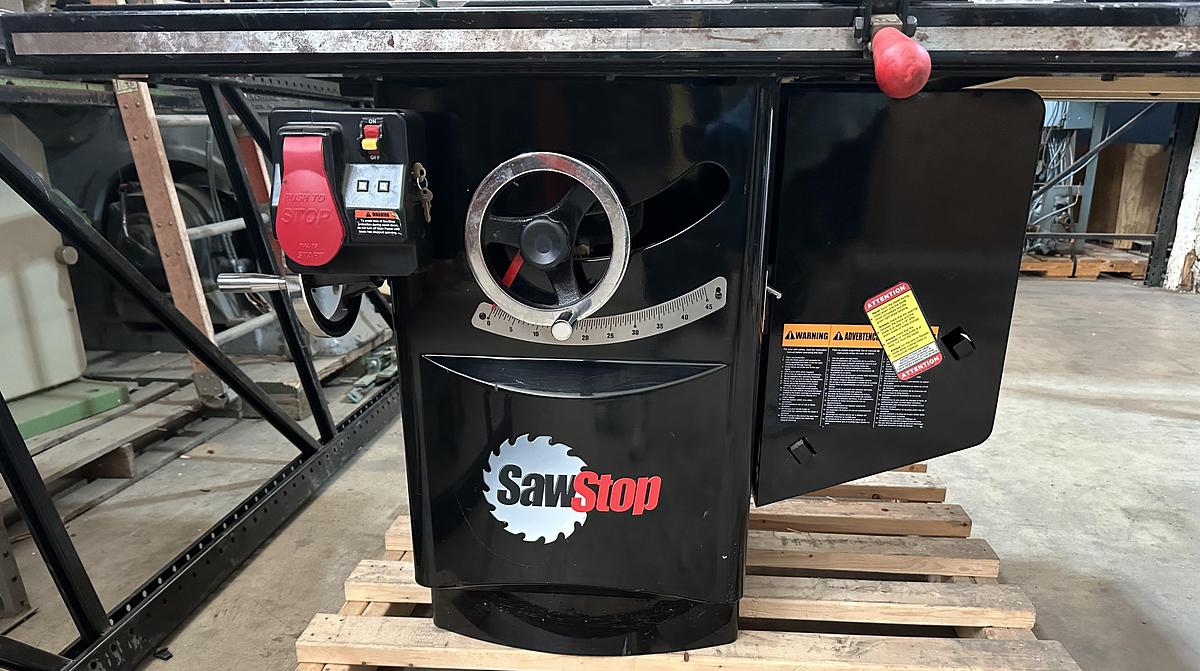 Used Saw Stop 10" Industrial Cabinet Table Saw # ICS53230 230V ~ 3ph ~ 5hp