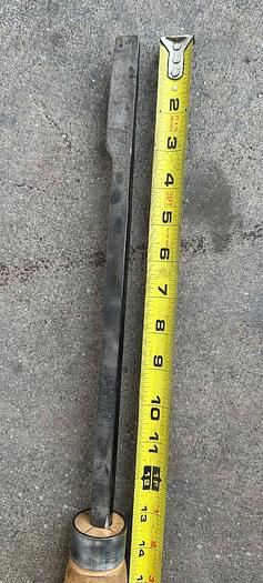 Used Metal Spinning Trimming Tool ~ 38" Length - Tip 5/8" x 5/16" ~ (5784)