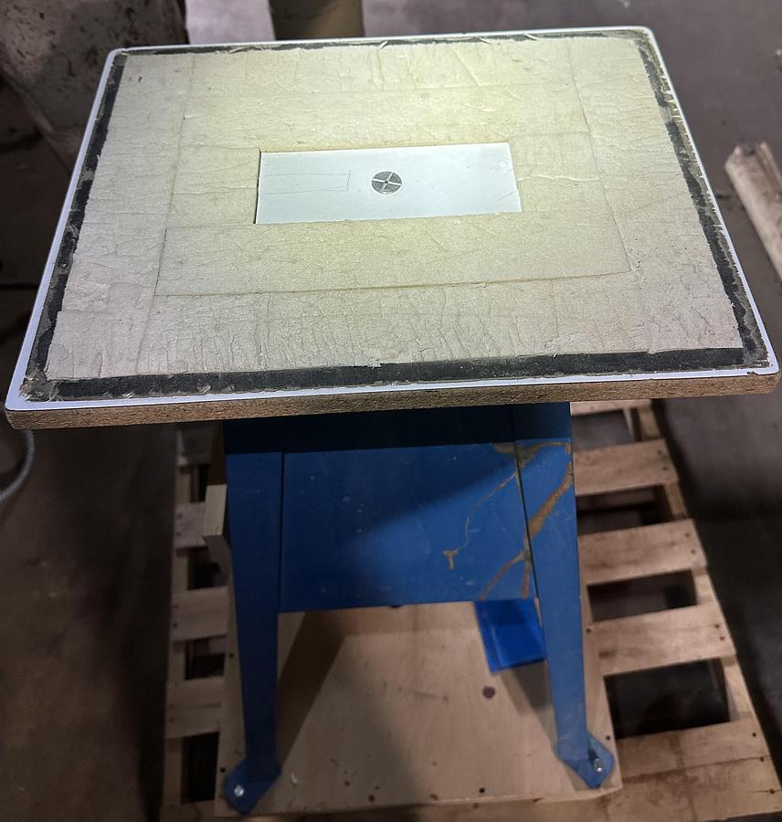 Used Her Saf Air Vac Clamp/ Vise # AVCQC